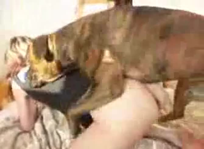 Video: Hot teen beastiality lover got fucked in her holes by dog