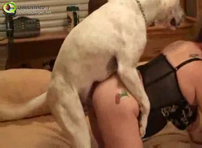 Video :MILF got banged and pounded by her dog in pet porn