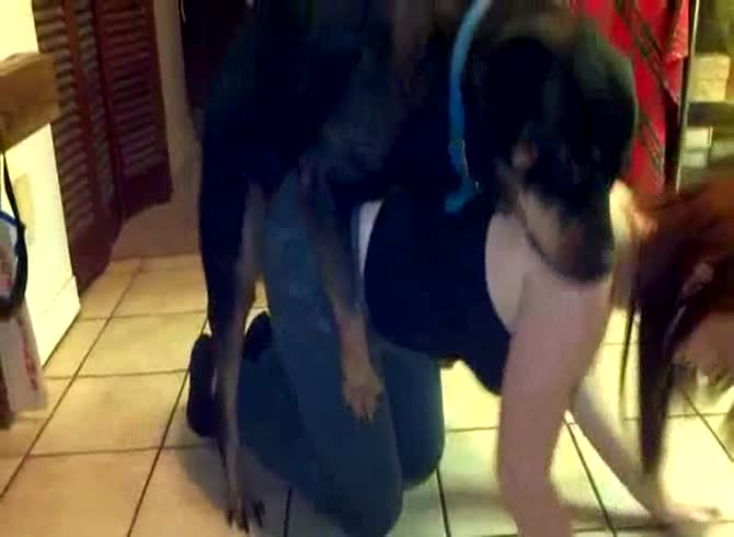 Video: Kinky teen bending over her ass to get smashed by dog xxx