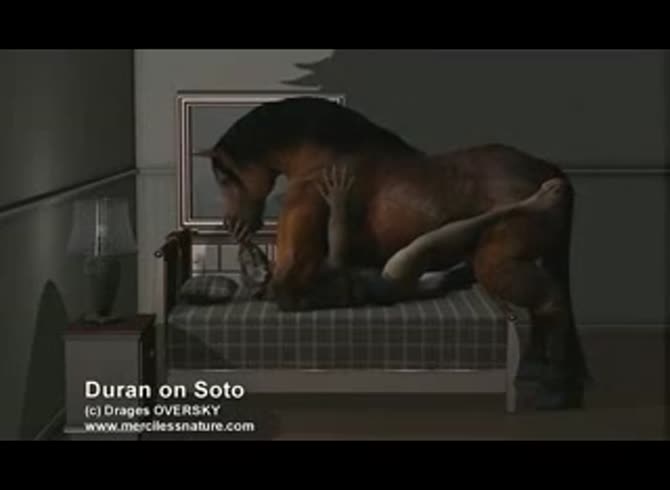 Video :Homemade beastiality sex video of horse fucking a girl
